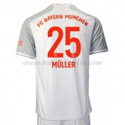 Günstige Bayern München 2020-21 Thomas Muller 25 Fußballtrikots Auswärtstrikot..
